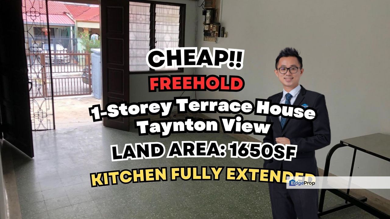 C H E A P 1Storey Terrace House Taynton View for Sale RM680,000 By