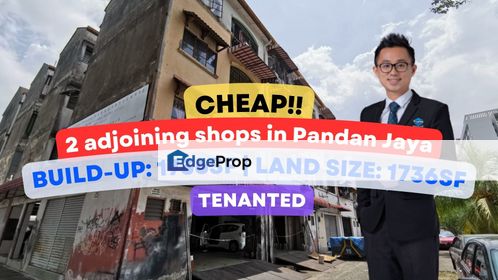 C H E A P 2 adjoining shops in Pandan Jaya, Selangor, Ampang