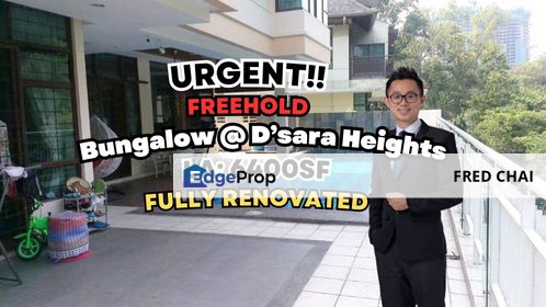 CHEAP 2.5 storey Bungalow @ Damansara Heights with swimming pool, Kuala Lumpur, Damansara Heights