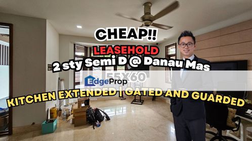 C H E A P 2 sty Semi D @ Danau Mas with kitchen extended, Selangor, Cheras