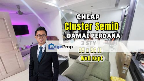 CHEAP Damai Perdana Semi D for sale with elegant furnishings, Kuala Lumpur, Cheras