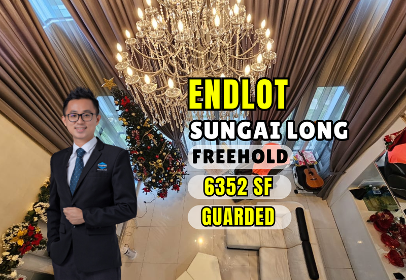 CHEAP 3 Sty Bungalow Endlot at Twin Palm Sungai Long