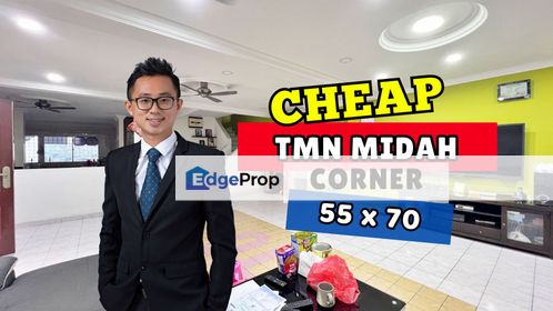 CHEAP 2.5 sty terrace Flat Layout Taman Midah CORNER renovated house, Kuala Lumpur, Cheras