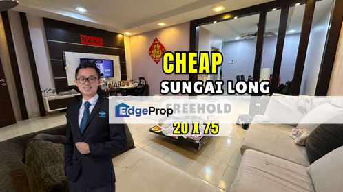 C H E A P 2.5 sty Terrace at Seri Sungai Long, Selangor, Bandar Sungai Long