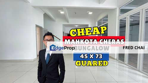 CHEAP Mahkota Cheras 3 Storey Zero Lot Bungalow for sale, Selangor, Cheras