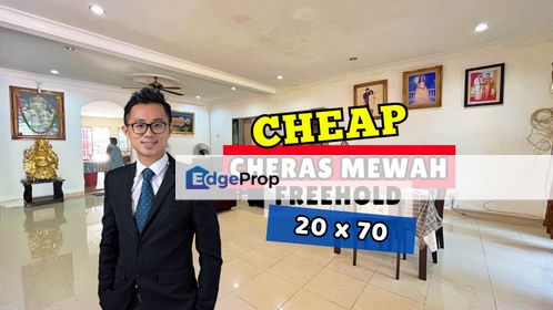 CHEAP Cheras Mewah 2 storey terrace house fully extended for sale, Kuala Lumpur, Cheras