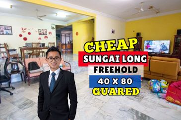 CHEAP Sungai Long SL 4 of 2 storey Semi D renovated house for sale