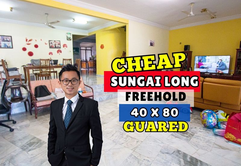 CHEAP Sungai Long SL 4 of 2 storey Semi D renovated house for sale