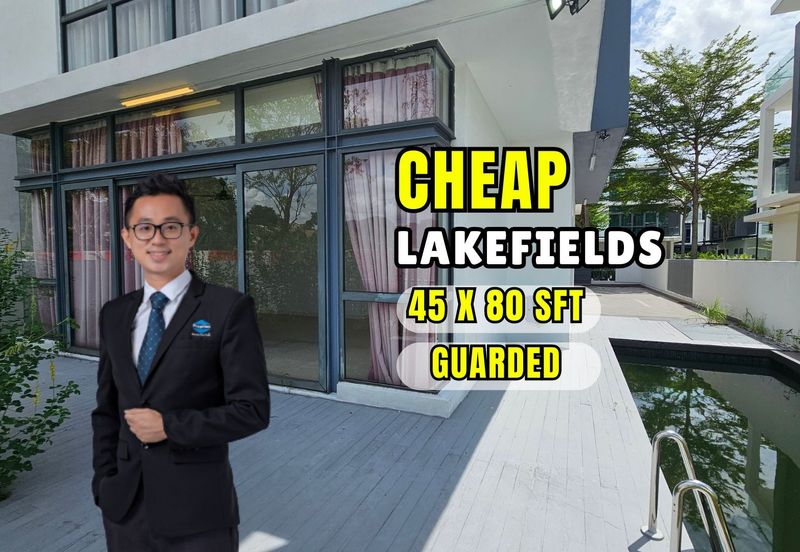 C H E A P Lakefields Sungai Besi 3 Storey Lake View Semi-D