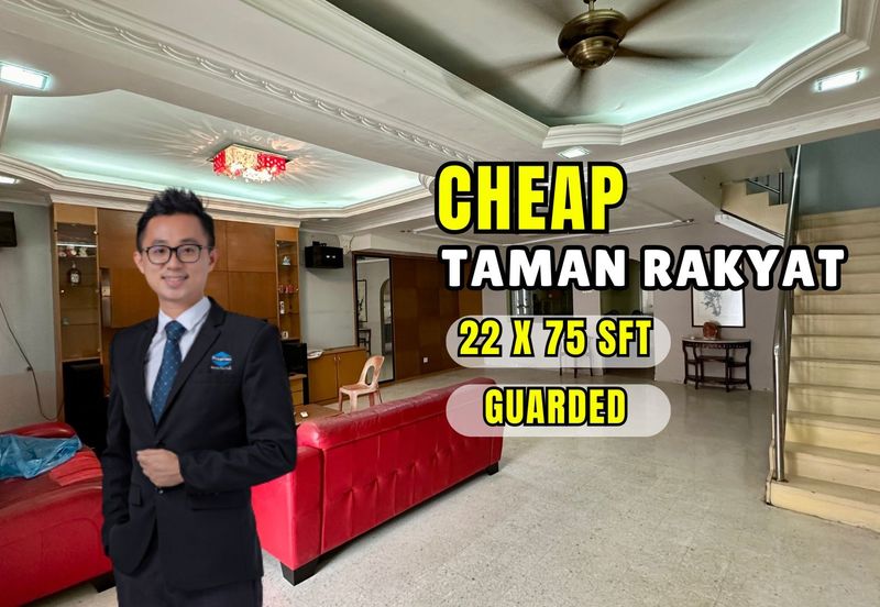 C H E A P Taman Rakyat Cheras 2.5 storey terrace house For Sale