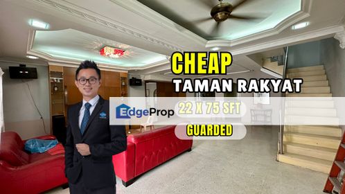 C H E A P Taman Rakyat Cheras 2.5 storey terrace house For Sale, Kuala Lumpur, Cheras