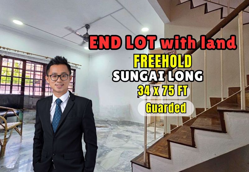 CHEAP Sungai Long 2 storey superlink terrace house for sale