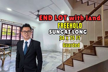 CHEAP Sungai Long 2 storey superlink terrace house for sale