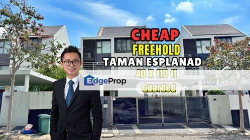 CHEAP 3 storey Zero Lot Bungalow Taman Esplanad house for sale, Kuala Lumpur, Bukit Jalil