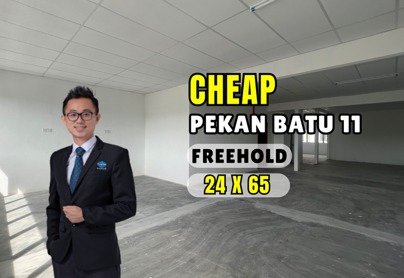 C H E A P 4 Sty shoplot Facing main road at Batu 11 Cheras