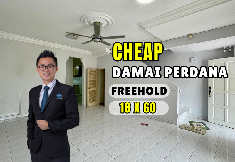 C H E A P Damai Perdana 2 storey Terrace House for sale