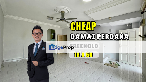 C H E A P Damai Perdana 2 storey Terrace House for sale, Kuala Lumpur, Cheras