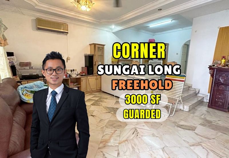 CHEAP Sungai Long CORNER 2 sty terrace house for sale
