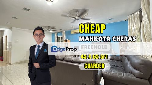 C H E A P 2 sty C O R N E R terrace house at Mahkota Cheras, Selangor, Cheras