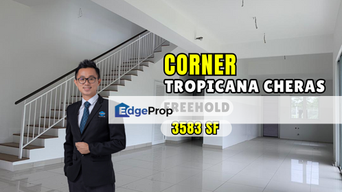 C H E A P Tropicana Cheras 3 sty C O R N E R Superlink house for sale, Selangor, Batu 9th Cheras