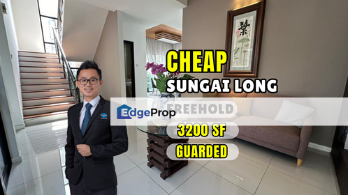 CHEAP 2.5 Sty Semi-D Twin Palms, Sungai Long, Selangor, Bandar Sungai Long