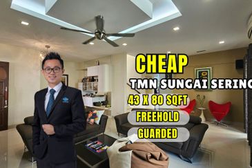 CHEAP 2 Sty Zero Lot Bungalow in Taman Sungai Sering Batu 9 Cheras