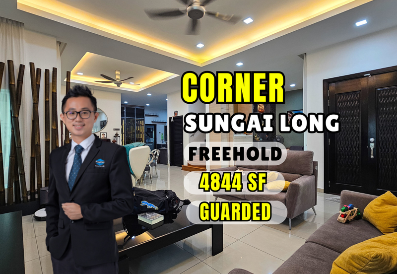 CHEAP 2 storey CORNER Semi D house at Wira Heights Sungai Long