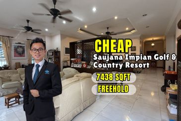 CHEAP 2 sty Bungalow Saujana Impian Golf & Country Resort for sale