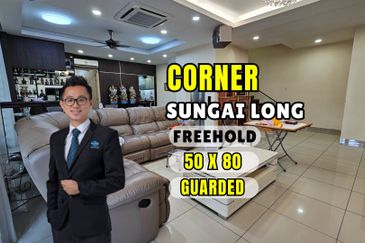 CHEAP 3 Storey CORNER Semi D w Lift at Twin Palm Sungai Long