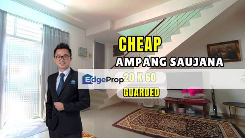 CHEAP 2 Sty Terrace at Ampang Saujana house for sale, Selangor, Ampang