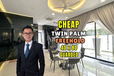 C H E A P 3 Sty Semi-D Twin Palm at Sungai Long 