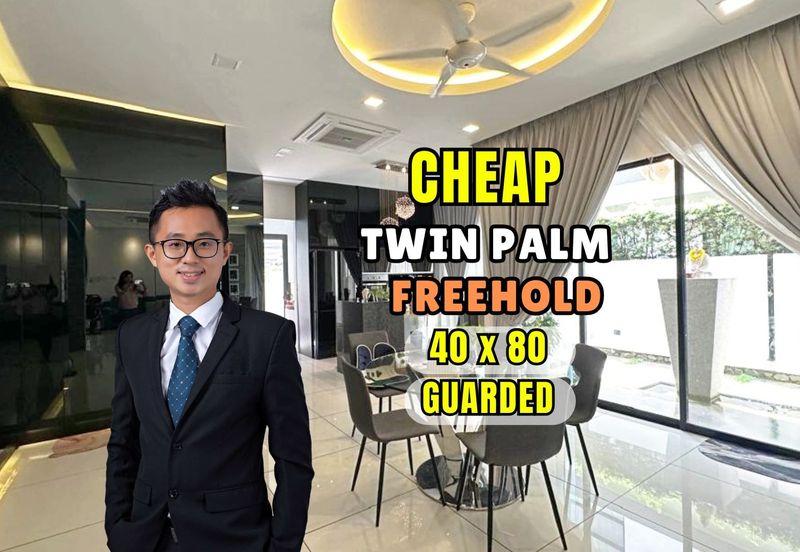 C H E A P 3 Sty Semi-D Twin Palm at Sungai Long 