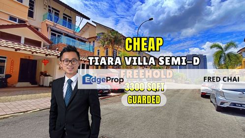 CHEAP Tiara Villa 3.5 storey Semi D in Happy Garden for sale, Kuala Lumpur, Kuchai Lama
