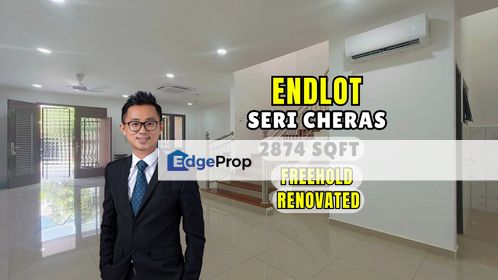 CHEAP 2 Storey Terrace ENDLOT at Taman Seri Cheras, Selangor, Cheras