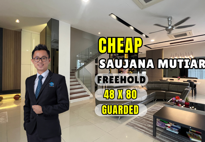 CHEAP 3 sty zero lot bungalow at Saujana Mutiara , Kajang