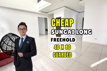 CHEAP 2.5 Sty Semi D at Twin Palm, Sungai Long 