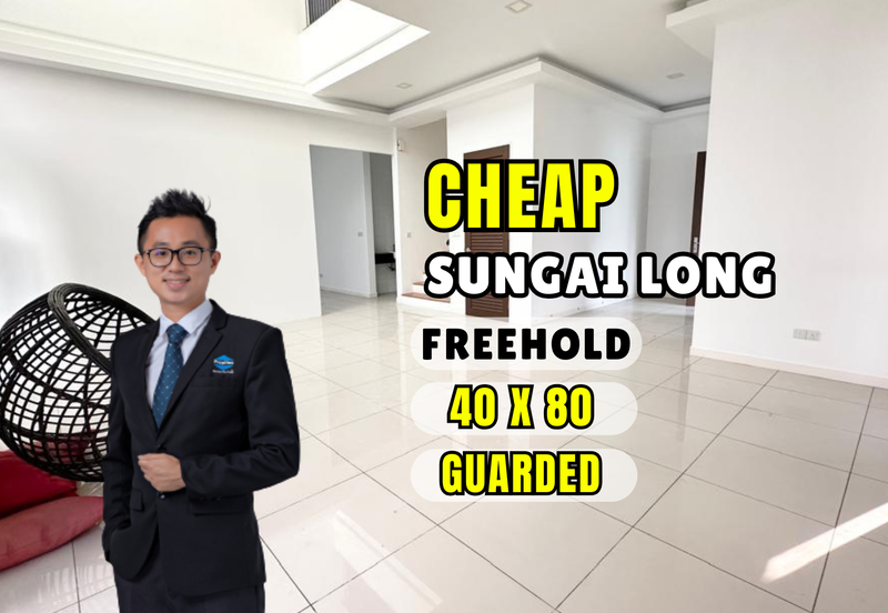 CHEAP 2.5 Sty Semi D at Twin Palm, Sungai Long 