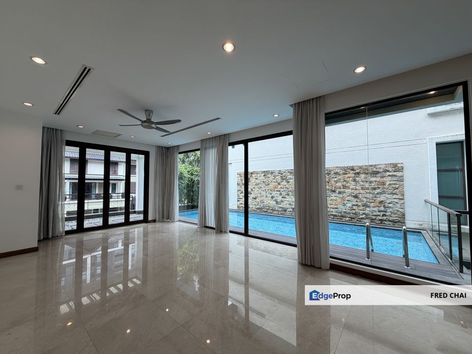 Villa Mont Kiara Three Storey Link Bungalow House For Sale, Kuala Lumpur, Mont Kiara