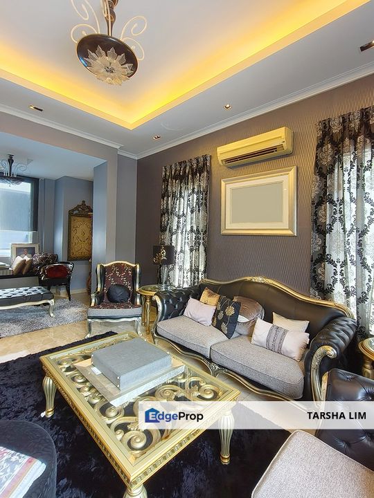 24 hours gated guarded modren 2 storey home with pool and 10 car parks, Selangor, Mutiara Damansara