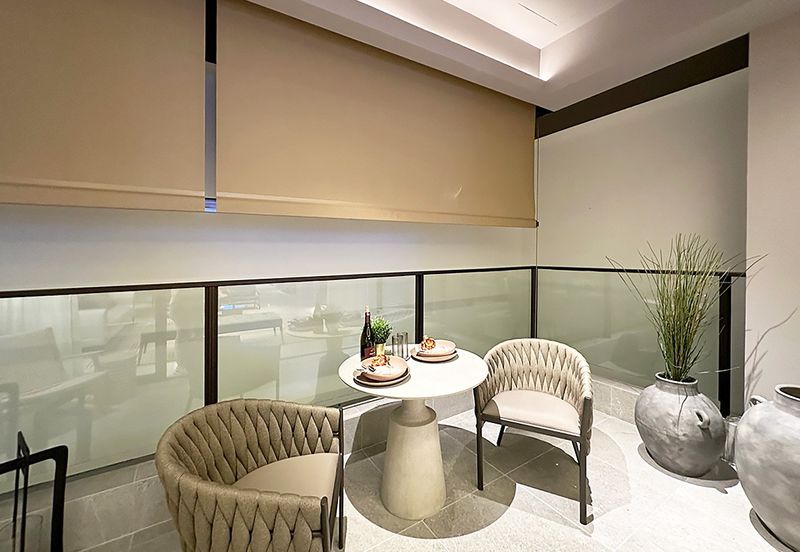 Exclusive sky semi-d. Freehold very low density - only 126 units with private lift land private obby, ev bay & extra store