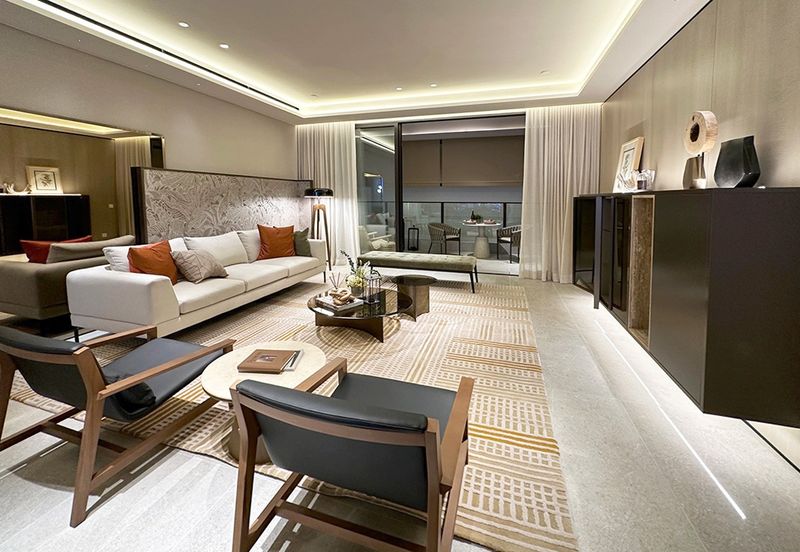 Exclusive sky semi-d. Freehold very low density - only 126 units with private lift land private obby, ev bay & extra store