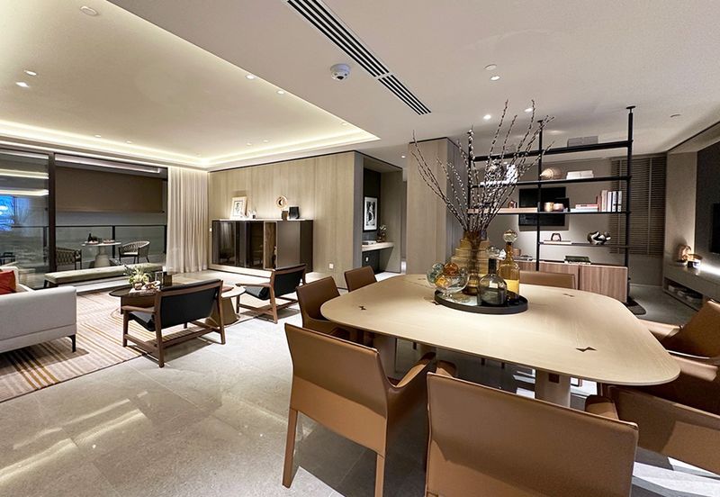 Exclusive sky semi-d. Freehold very low density - only 126 units with private lift land private obby, ev bay & extra store