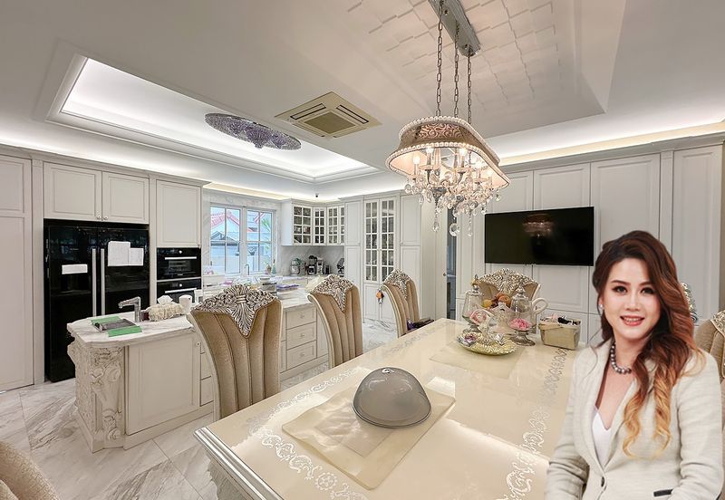 24 hours guarded bungalow with  6parking, pool, jacuzzi and smart home