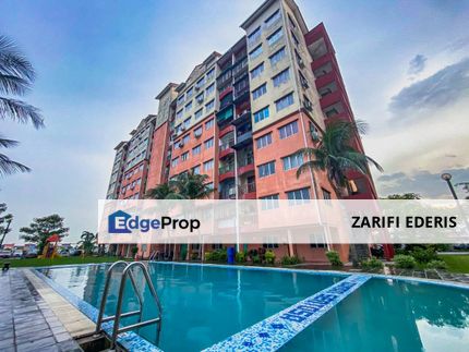 END LOT FACING POOL Apartment Idaman Sentosa Jalan Bendahara Klang For Sale, Selangor, Klang