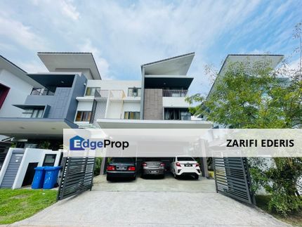 MODERN DESIGN GATED & GUARDED SEMI D 3 STOREY CAHAYA ALAM SEKSYEN U12 SHAH ALAM FOR SALE , Selangor, Shah Alam