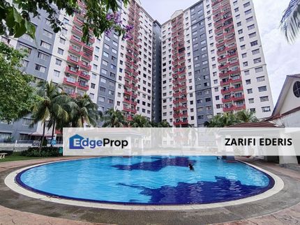 GROUND FLOOR MURAH CORNER Unit Vista Pinggiran Apartment Near MRT Station Seri Kembangan For Sale, Selangor, Seri Kembangan