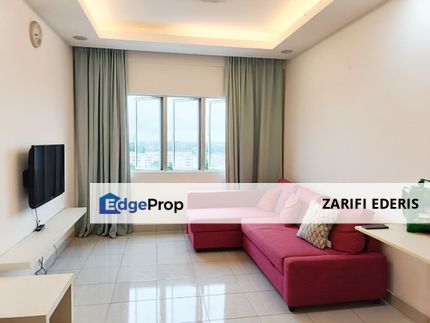 FREEHOLD FULLY FURNISHED RENOVATED Pangsapuri Kemuning Aman Shah Alam For Sale, Selangor, Shah Alam