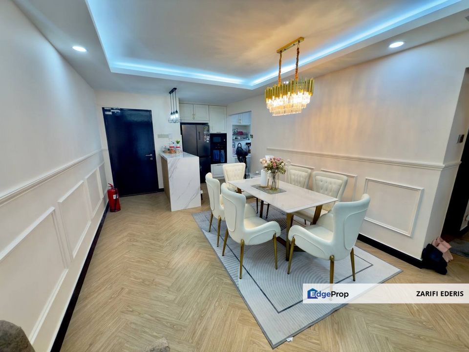 CORNER & Fully renovated ✅ Residensi Sutera 7 Service Apartment Taman Sutera Kajang For Sale , Selangor, Kajang