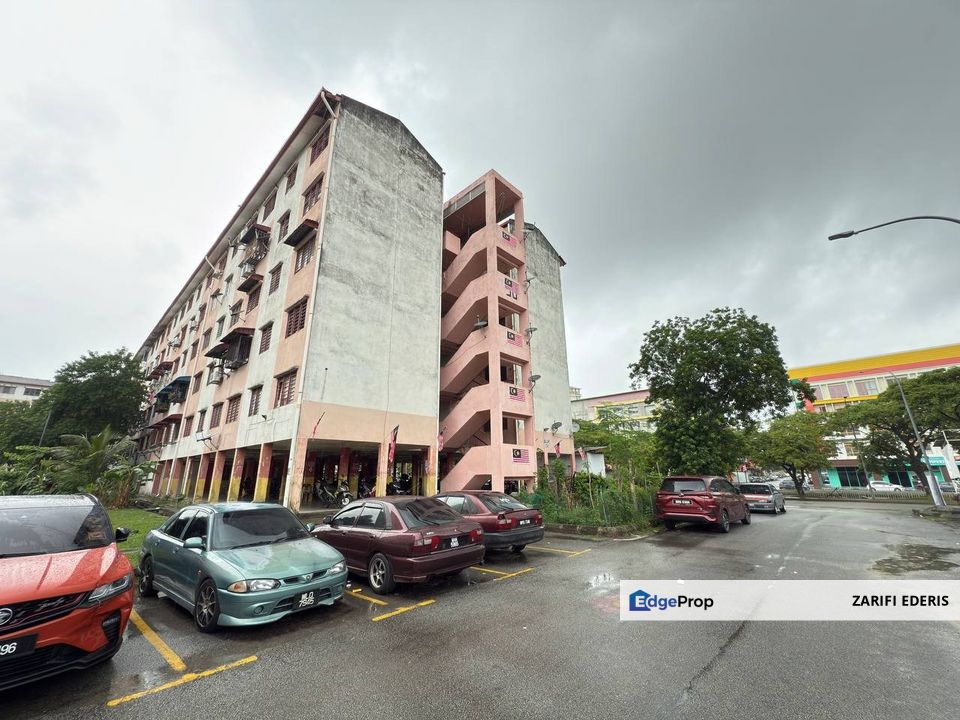 TERMURAH ✔✔ BOOKING Rm1k Sahaja Deposit Boleh Bincang FLAT PKNS Blok 50 Seksyen 7 Shah Alam Untuk Dijual, Selangor, Shah Alam