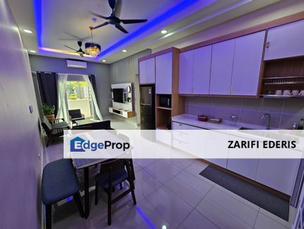 FULLY FURNISHED Ground floor Facing Swimming Pool 3 Bedrooms Tropicana Aman Kota Kemuning Rimbayu For Rent, Selangor, Telok Panglima Garang